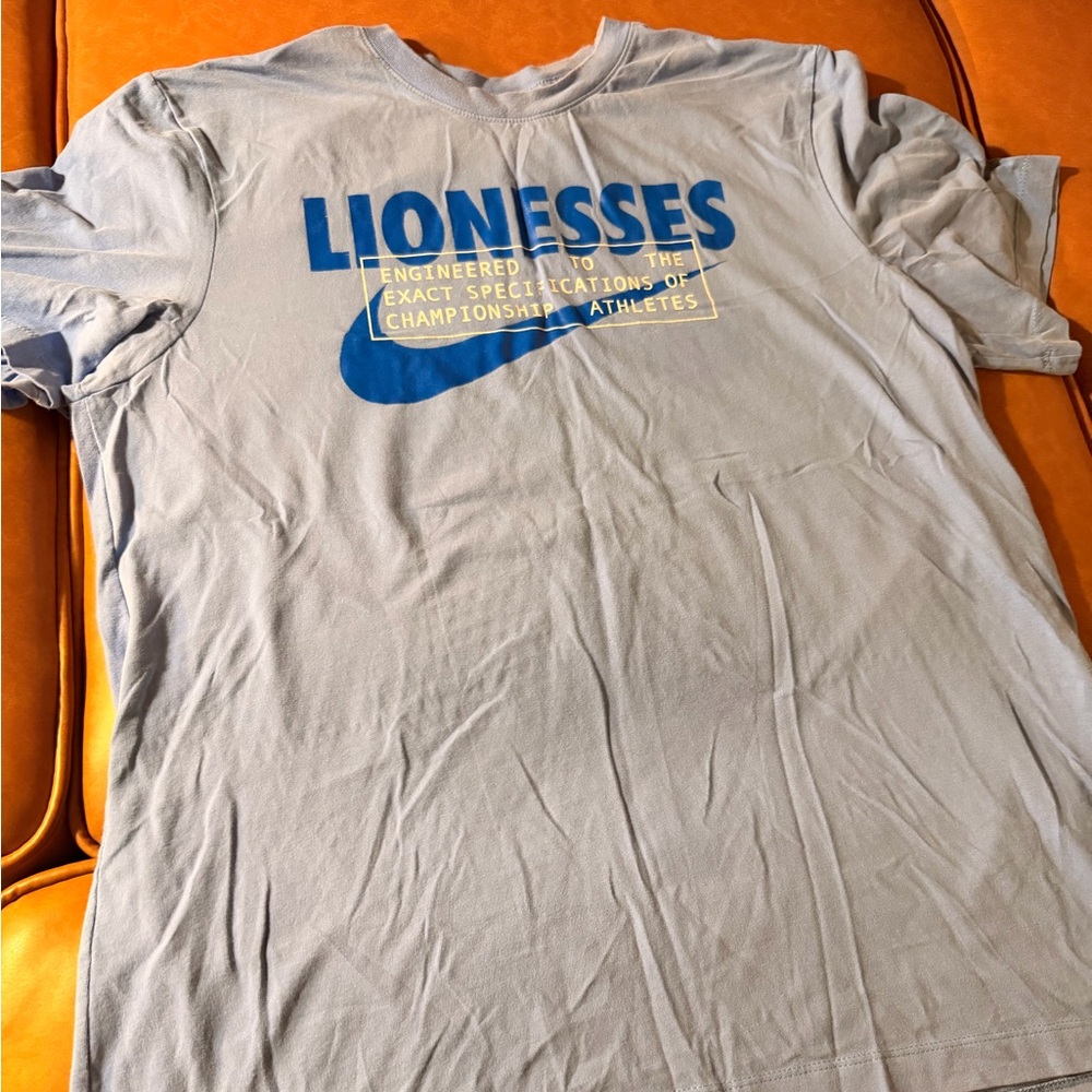 Nike Light Blue England Foot Tee